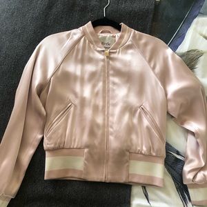 Little Moon - Satin Bomber Jacket - XS